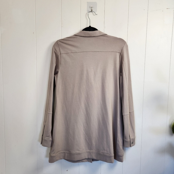 Eileen Fisher Full Zip Sweatshirt Jacket Minimalist Athleisure Activewear small - Picture 2 of 11